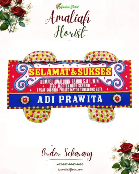 Papan Bunga Ucapan Selamat Libarek